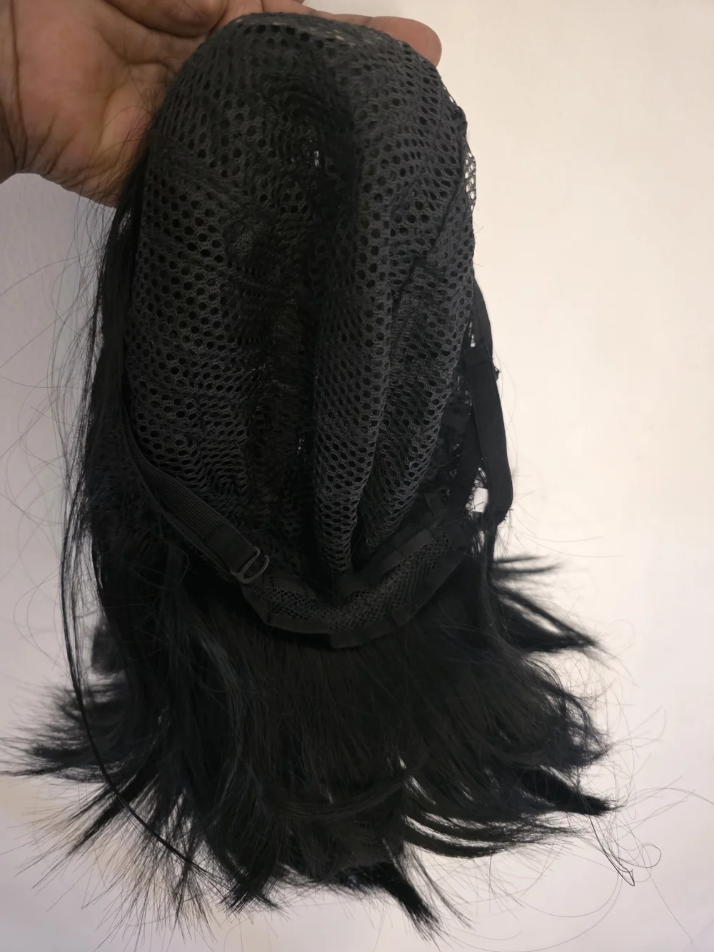 Sleek Black Straight Lace Front Wig — Natural Parting
